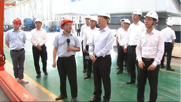 辽宁省省委副书记、省长李告成来GA黄金甲集团调查调研